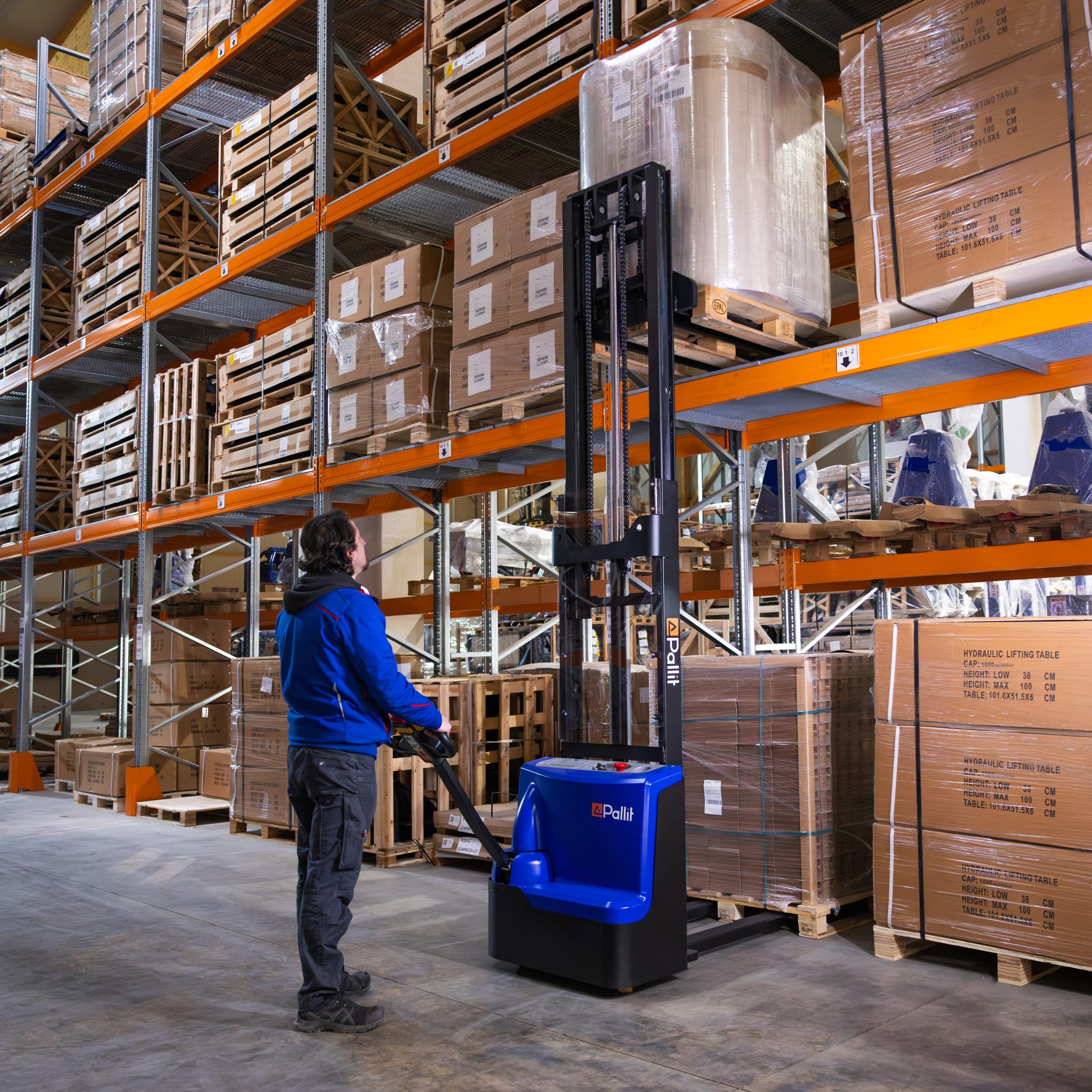 Gerbeur électrique EXACT avec levée proportionnelle