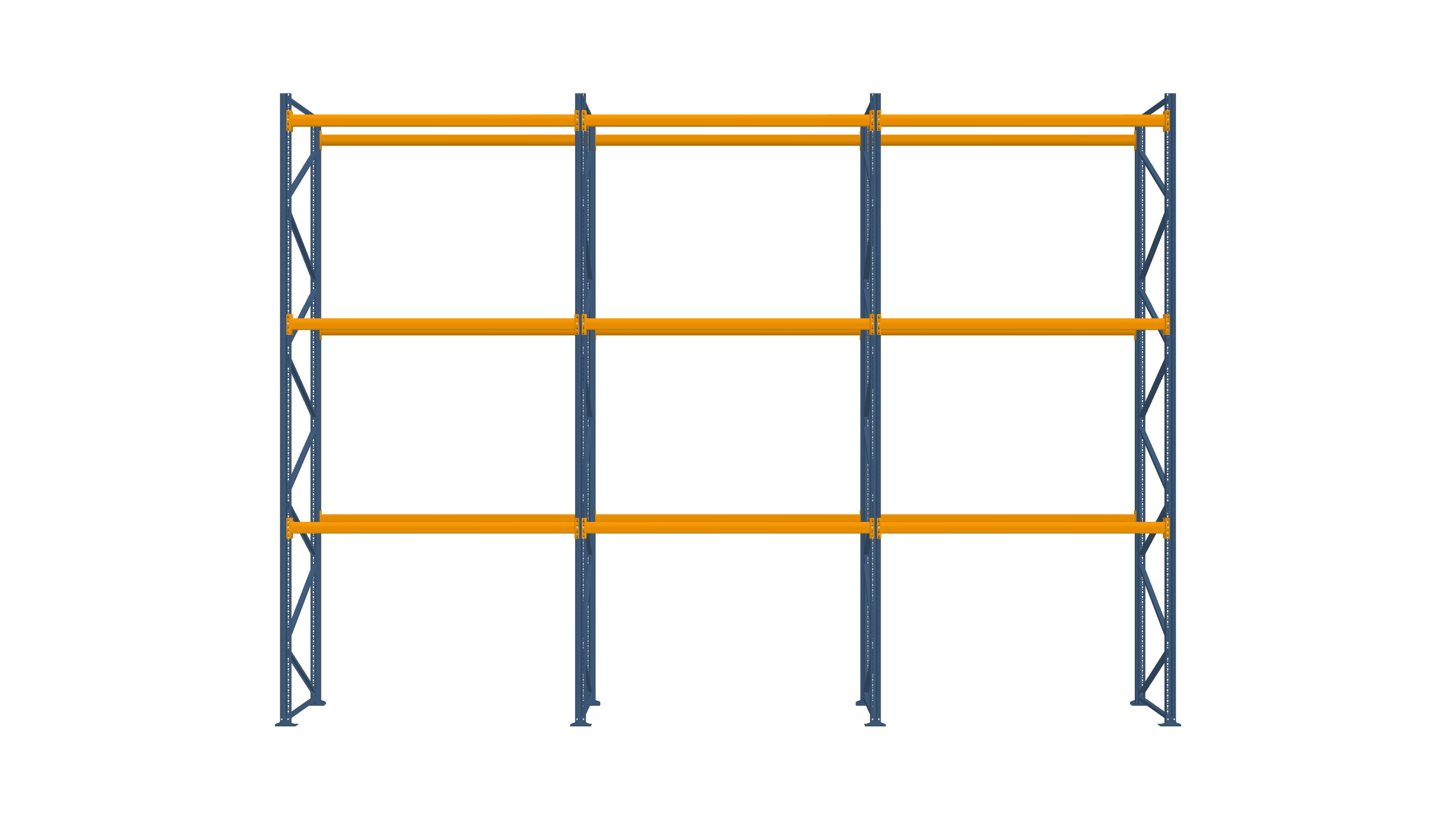 Konfiguration vom 17.09.2024 - 8.60 m x 6.00 m für 36 Paletten mit 700 kg