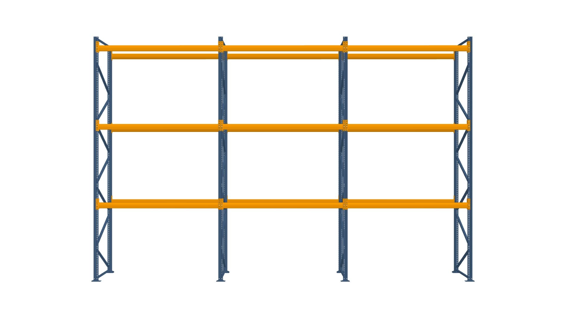 Konfiguration vom 11.11.2024 - 8.60 m x 5.50 m für 36 Paletten mit 1300 kg