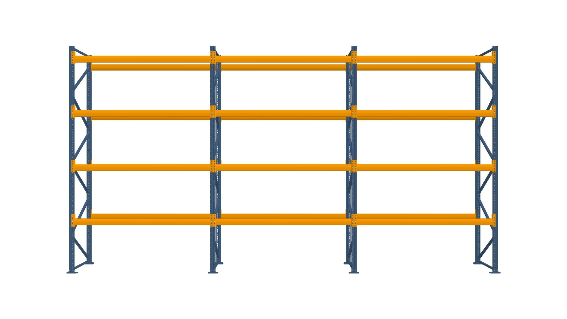 Konfiguration vom 10.09.2025 - 8.60 m x 4.50 m für 45 Paletten mit 1100 kg
