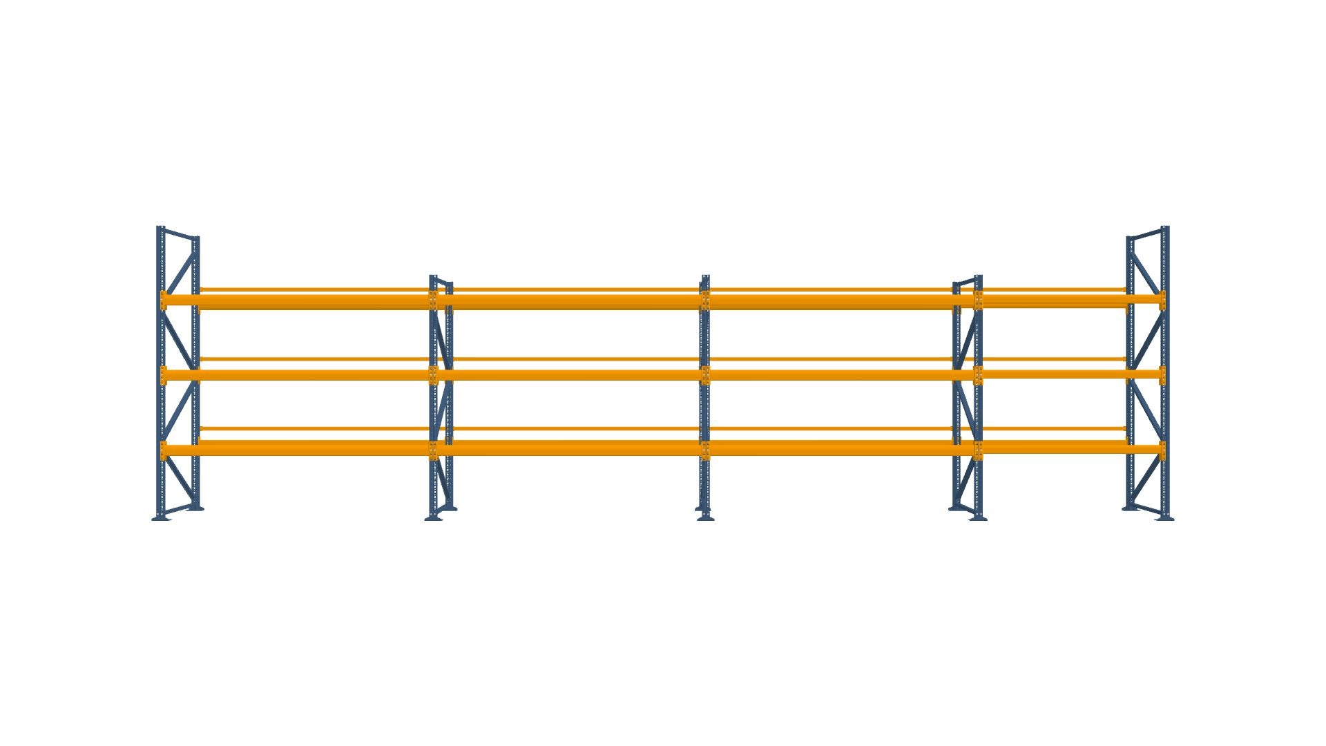 Konfiguration vom 07.11.2025 - 10.43 m x 2.50 m für 44 Paletten mit 700 kg