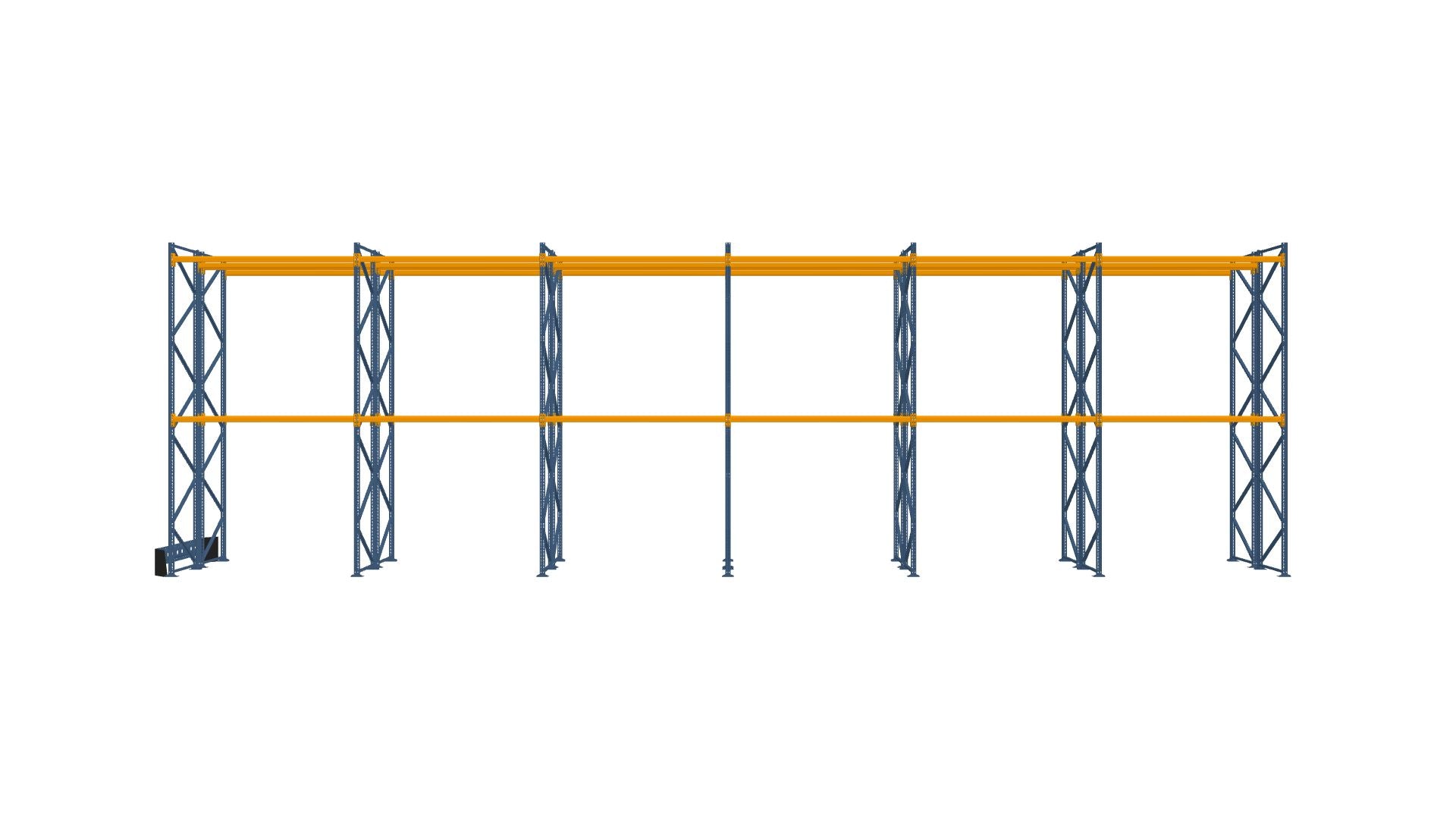 Konfiguration vom 19.11.2024 - 17.06 m x 5.00 m für 108 Paletten mit 500 kg