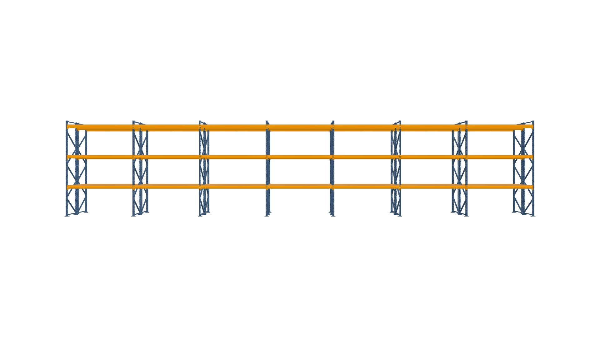Konfiguration vom 30.09.2025 - 19.64 m x 4.00 m für 168 Paletten mit 700 kg