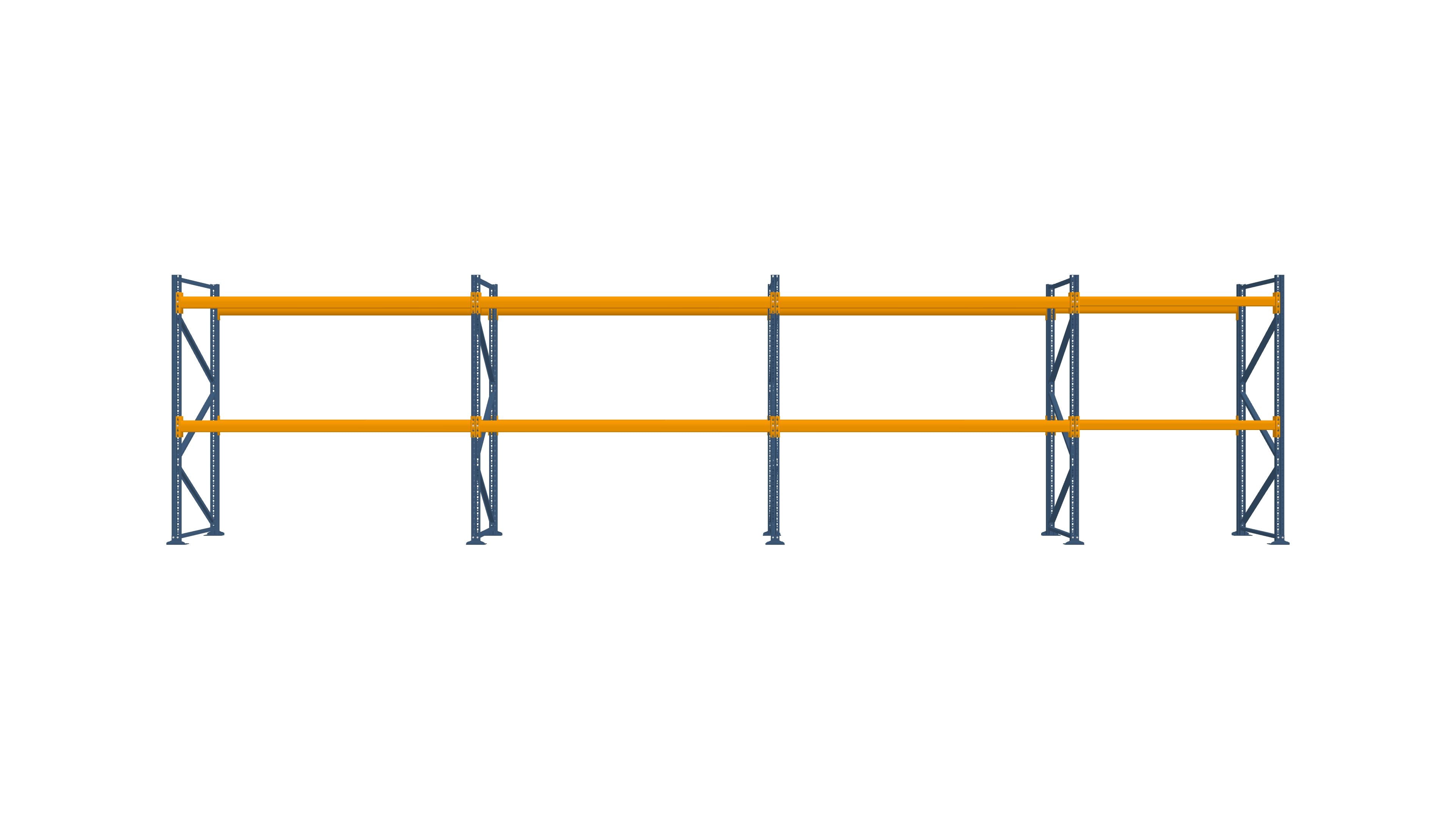 Konfiguration vom 19.11.2024 - 10.43 m x 2.50 m für 33 Paletten mit 700 kg