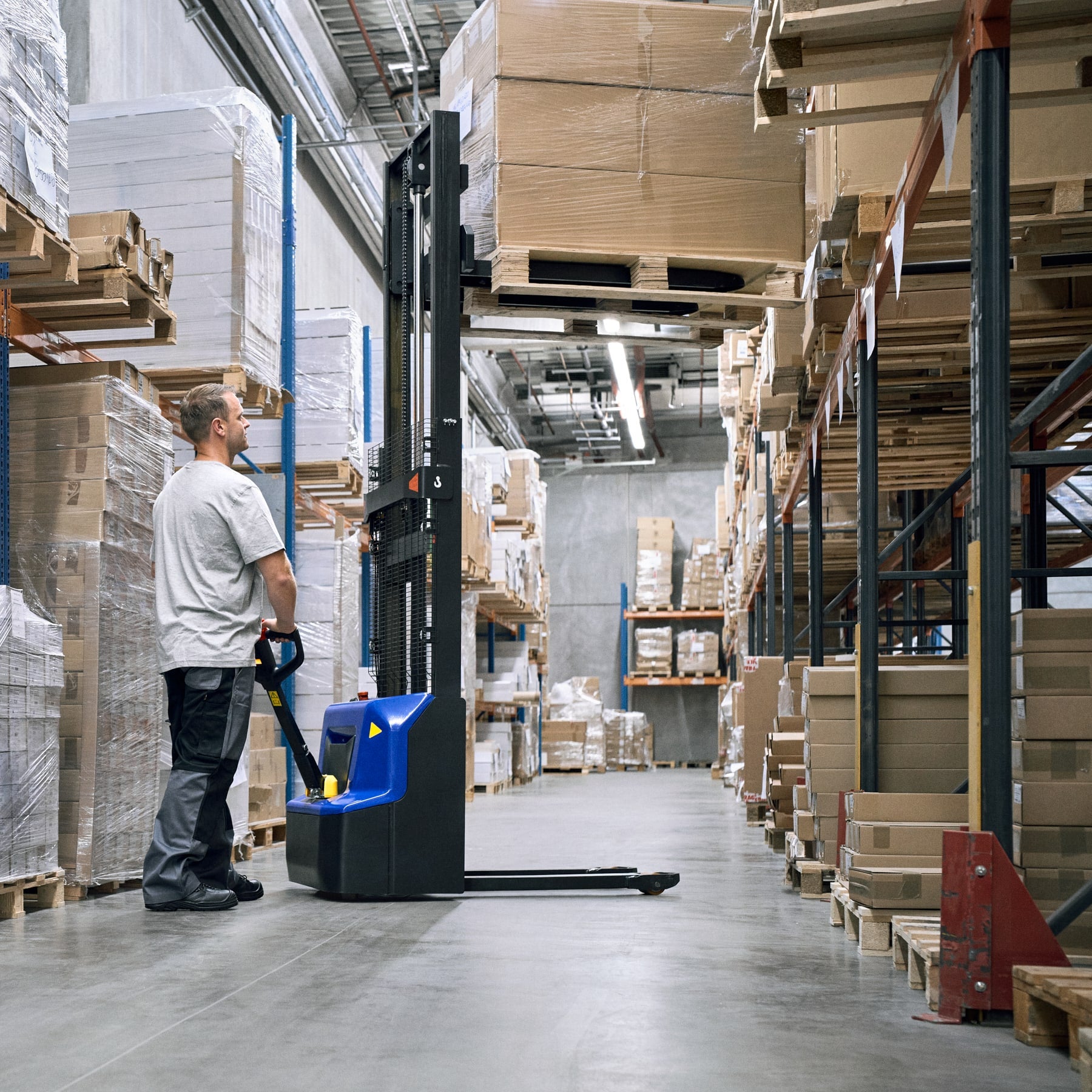 SMART-XXL lithium palletwagen met vrije heffing